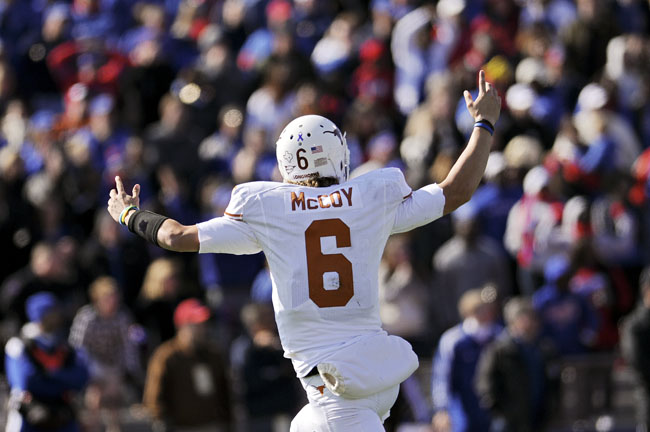 <p>Case McCoy led the Longhorns to a fourth-quarter comeback in the final minutes against Kansas, but David Ash was named the starter this Saturday’s game.</p>
