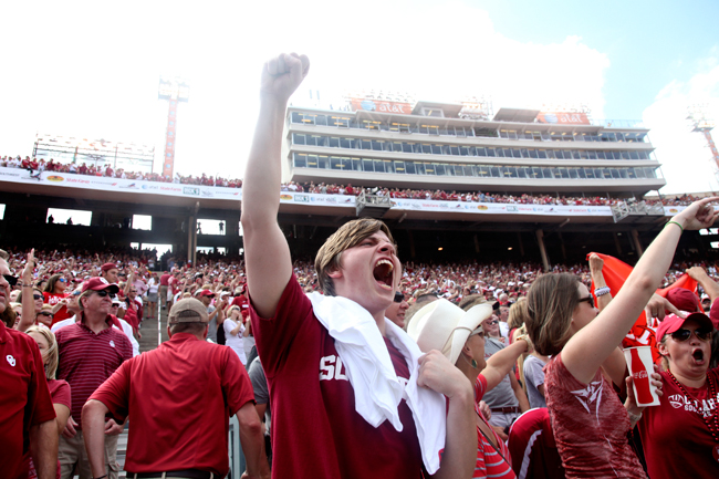 <p>Oklahoma fans have enjoyed the successes of quarterback Landry Jones for the past few years. This weekend Jones has a chance to become just the third quarterback in Sooner history to defeat Texas in three consecutive seasons (Daily Texan file photo).</p>
