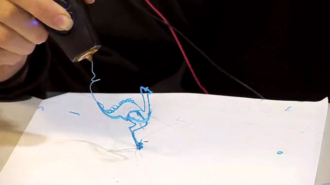 <p>With the new “3Doodler,” writers will no longer be confined to a mere two dimensions when presenting their ideas.</p>
