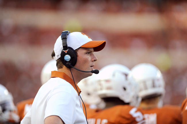 <p>Offensive coordinator Major Applewhite brings a new up-tempo approach to the Longhorns' offense to capitalize on the team's array of athletes.</p>
