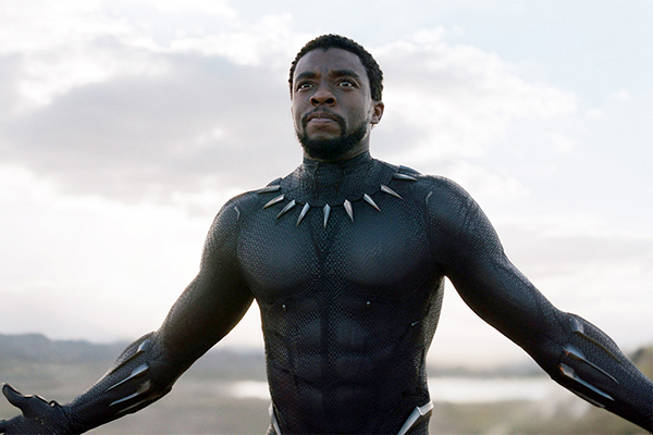 Black Panther Chadwick Boseman Wakanda T'Challa Movie Basketball Jersey Mens 