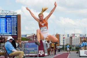 A bond, a photograph, three Latvian female athletes: Texas freshman Kristine Blazevica’s track history runs deep