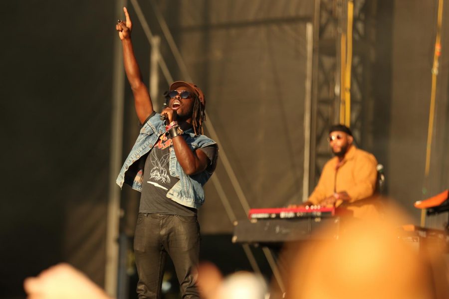 The Black Pumas perform during Weekend 1 of the Austin City Limits Music Festival on Oct. 1.