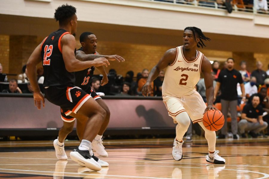 Longhorns take down Sam Houston State 73-57 in historic Gregory Gym game