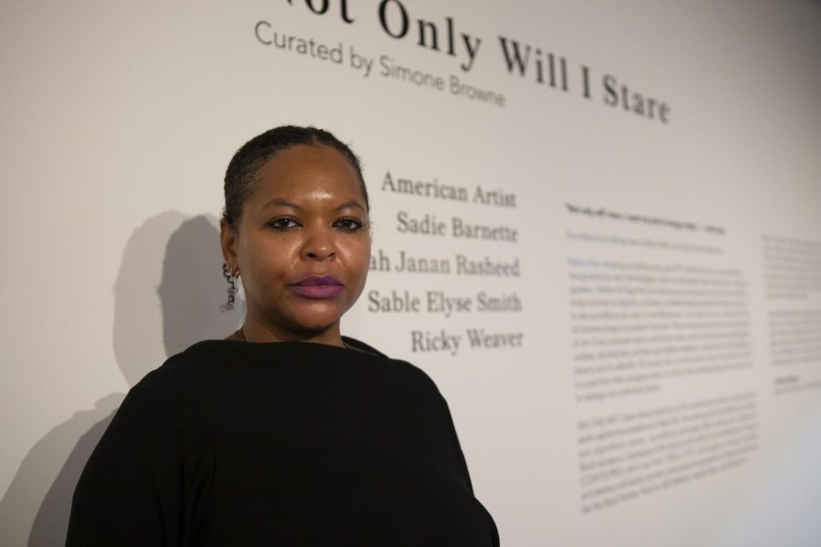 Simone Browne showcases conversation between Black studies, surveillance in SXSW featured art program ‘Not Only Will I Stare’