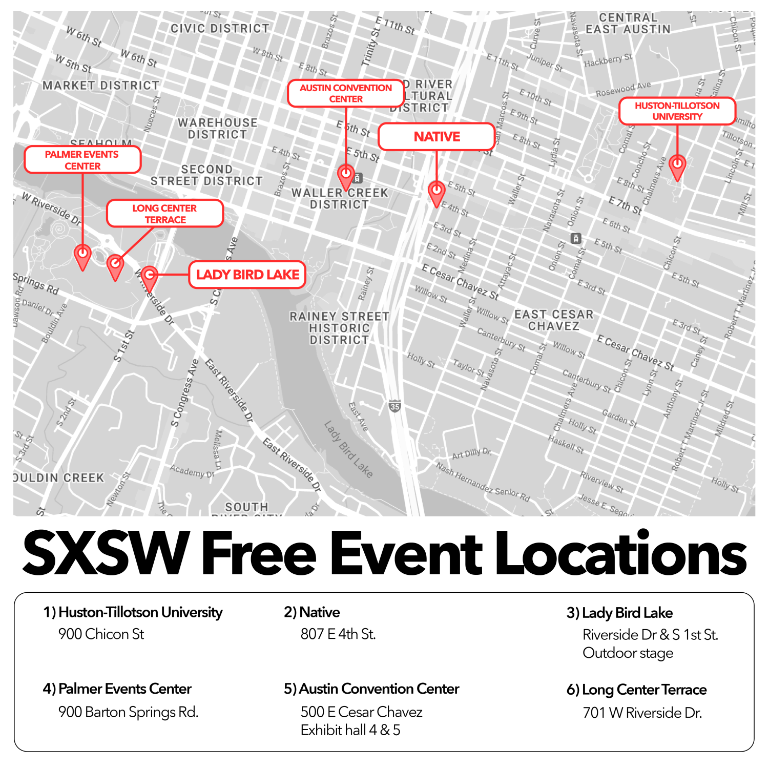 Festival freebies Here’s a list of free SXSW events The Daily Texan