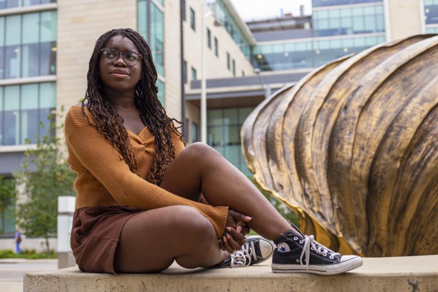 “(Wanting to pursue medicine) is rooted from addressing health disparities and the intersection of the social determinants of health. My focus is trying to alleviate as many burdens and barriers as people have (to have) a prosperous life.  I want to be a doctor and help with the treatments, but I also want to work outside the hospital to be an advocate.”
- Isabel Agbassi, public health sophomore 