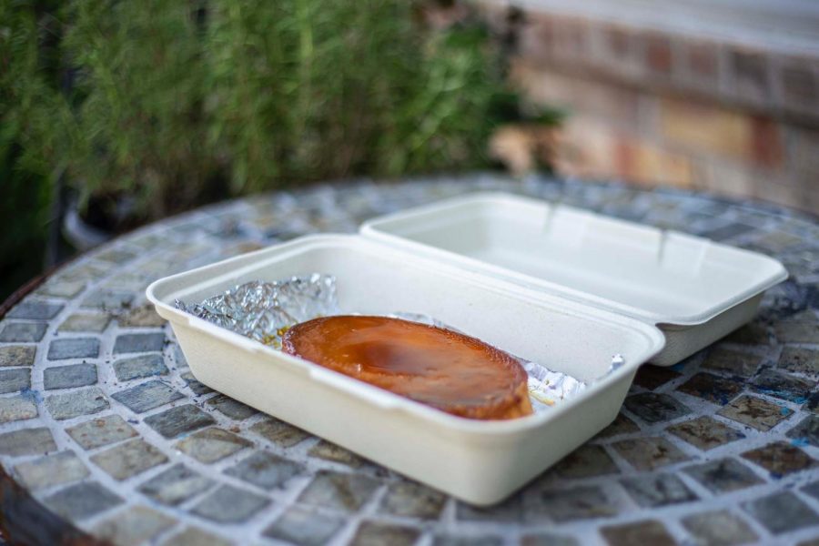 Made with custard topped with caramelized sugar, Mayang’s Filipino-style flan is made according to his grandmother’s traditional recipe. Mayang says that he aims to connect with customers in order to share his culture and his food.