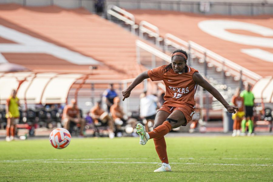 Trinity Byars provides offense as Texas soccer takes down Texas Tech in Lubbock