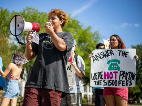 ‘Im here for my community’: Students protest increased fees at Riverside complexes under new management