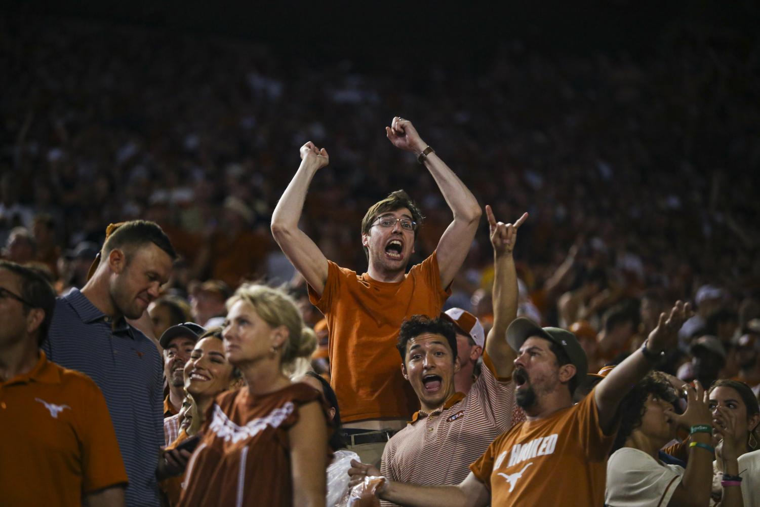 Pre-jogo Da Universidade Do Texas Imagem Editorial - Imagem de