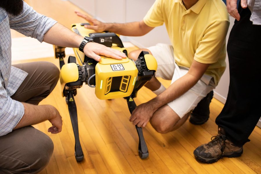 Robot dogs to roam campus as part of a UT research project