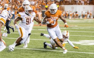 Ja’Tavion Sanders emerges as a critical player for Texas’ offense