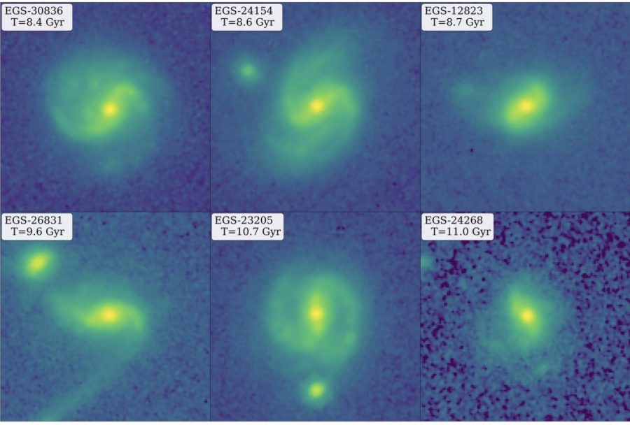 UT research team discovers barred galaxy in young universe