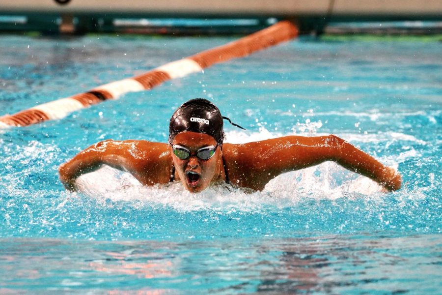 No. 2 Texas Women’s Swimming and Diving cruises to weekend victories against No. 4 NC State