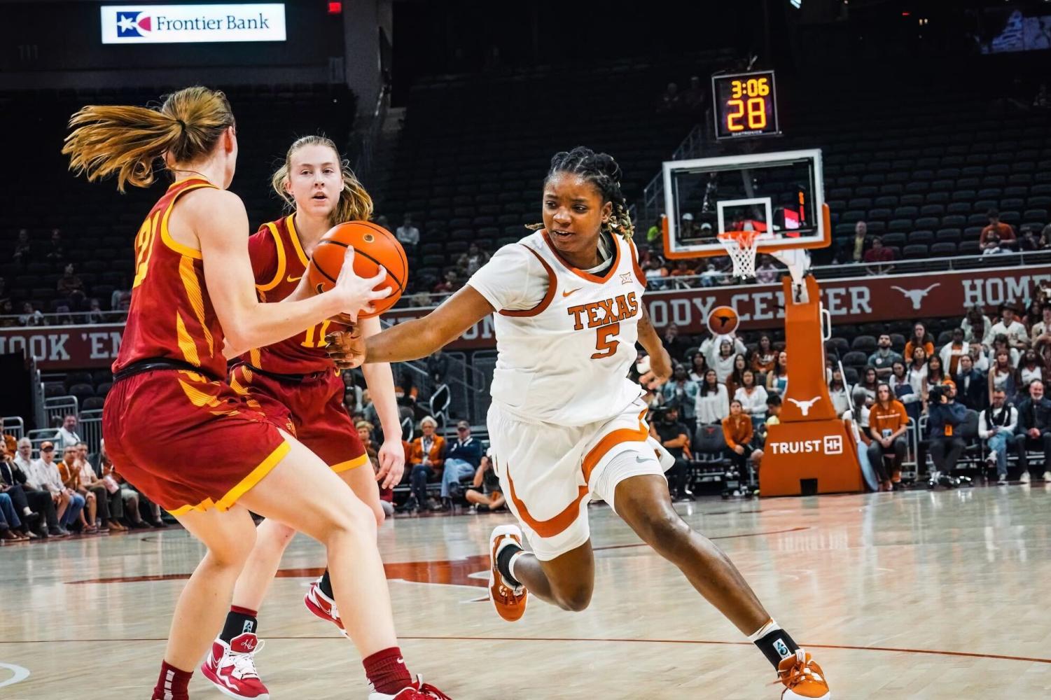 Texas Womens Basketball Comes Away With Tight 68 65 Win Over Kansas Remain First In Big 12 4695