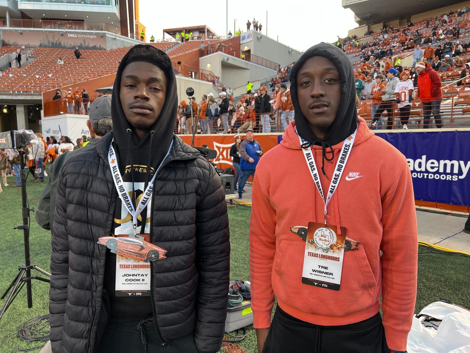 Johntay Cook and Tre Wisner bring winning culture to Texas The Daily