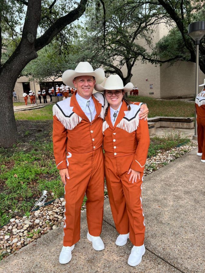 Father-daughter Longhorn Band duo uphold family legacy