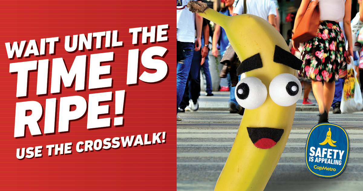 Wait until the time is ripe! Use the crosswalk!