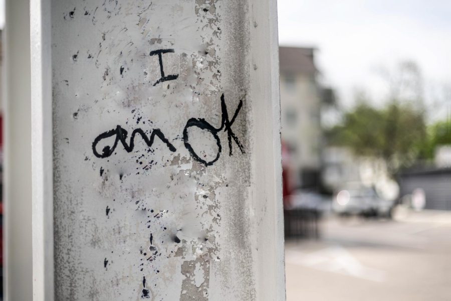 Community response to widespread graffiti near campus varies