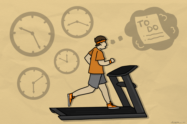 Fitness aids with time management