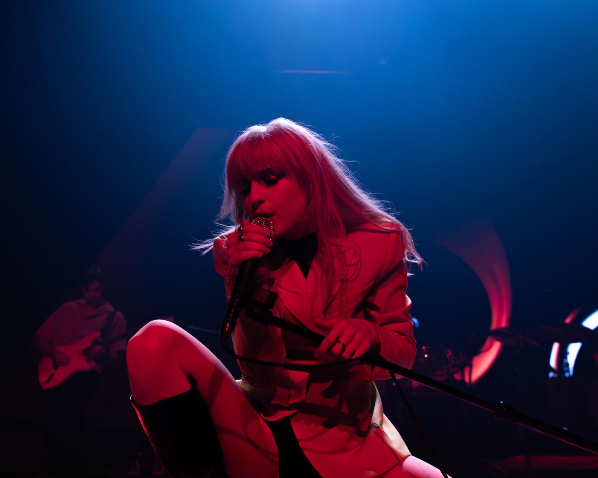 Paramore performs at the Moody Center in Austin, Texas on July 9, 2023. Their show in Austin marked the halfway point in the bands This Is Why North American tour. 