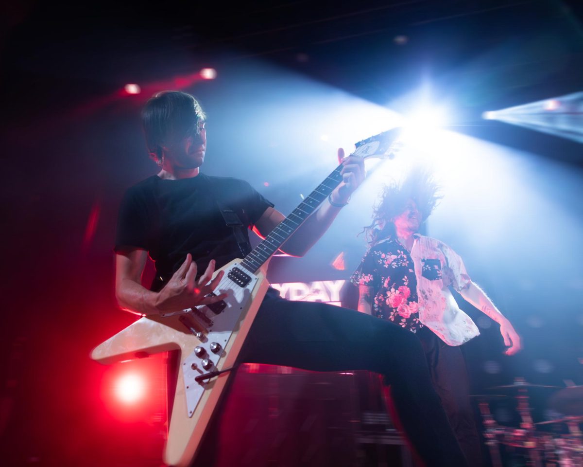 Mayday Parade performs at the Aztec Theater in San Antonio, Texas on May 30, 2023.