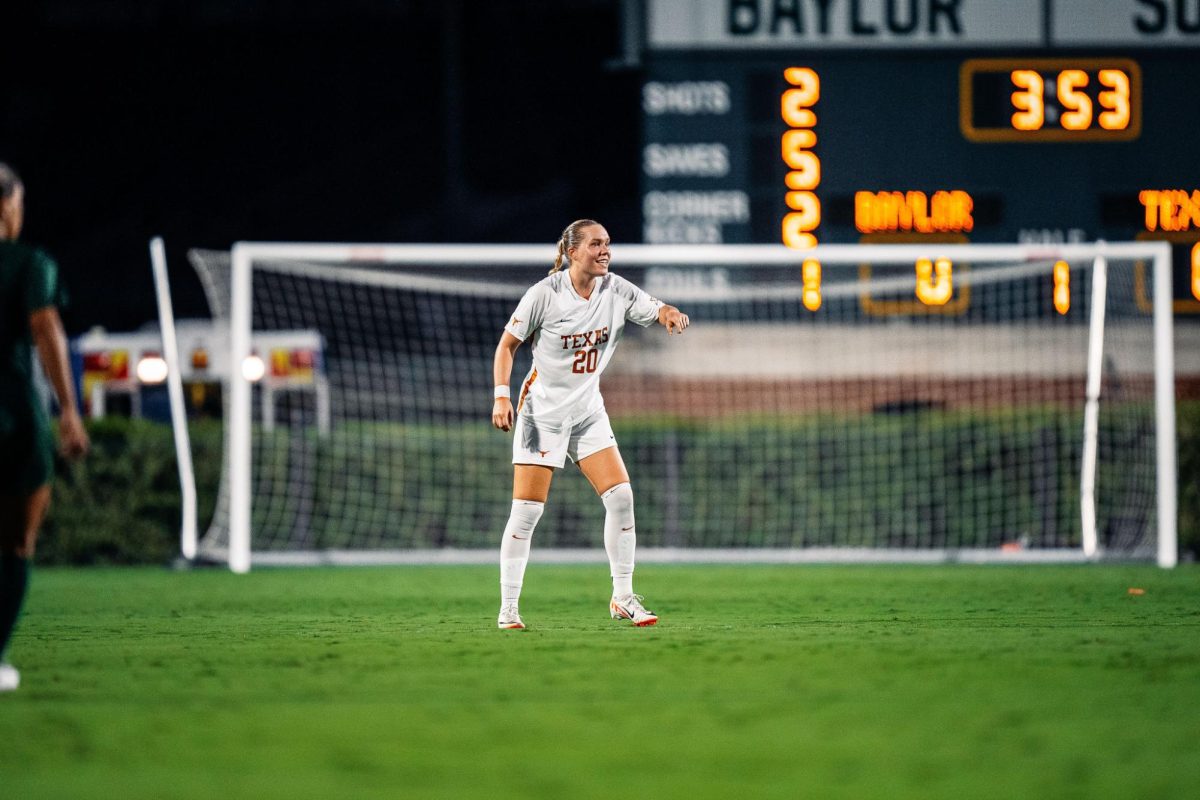 Soccer player Charlotte Bluemel thrives on the Forty Acres despite lack of high school soccer in Germany
