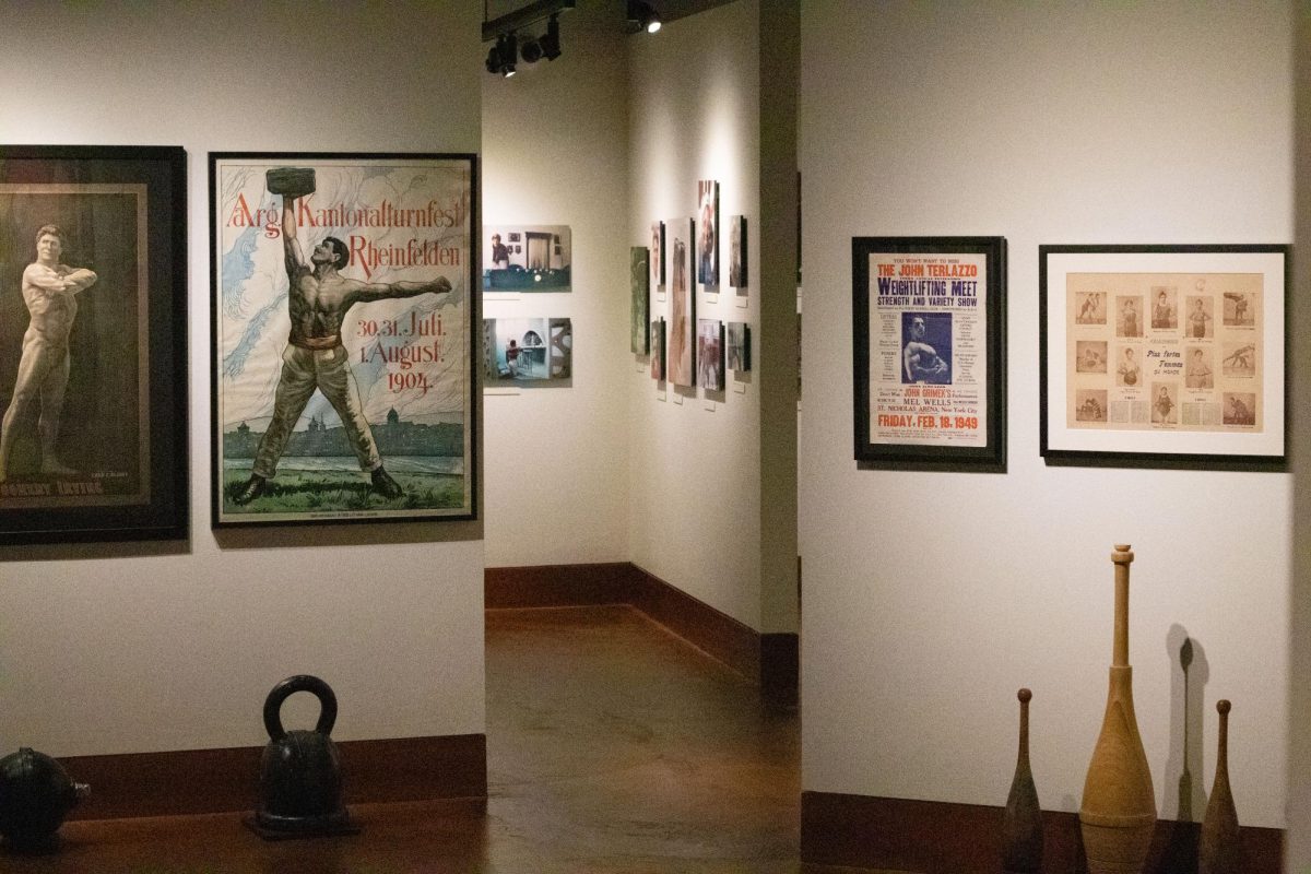Stark Center exhibit features 100-year-old lithographs of historical strength feats