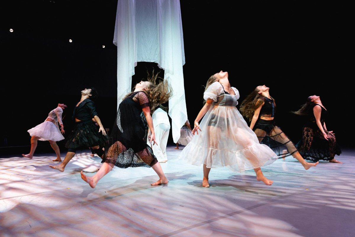 UT Dance students perform Eternal Bonds .2, a dance choreographed by Valeria Gonzalez on Nov. 8, 2023.