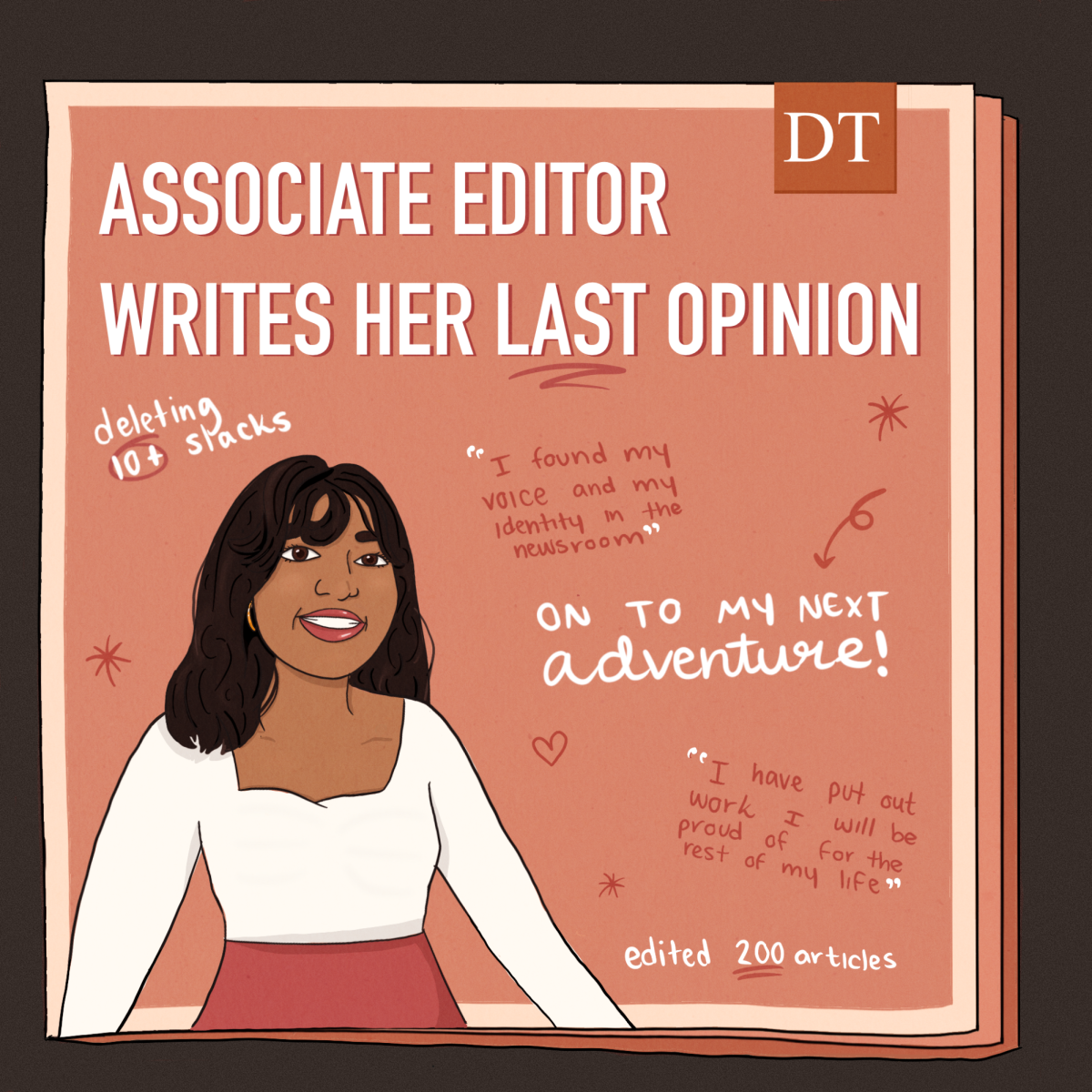 Associate Editor writes her last opinion