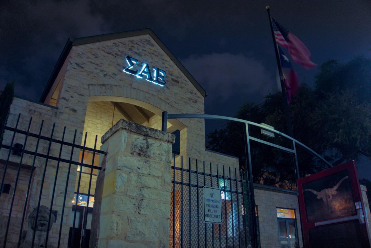 The Sigma Alpha Epsilon fraternity house is pictured on Feb. 15, 2024.