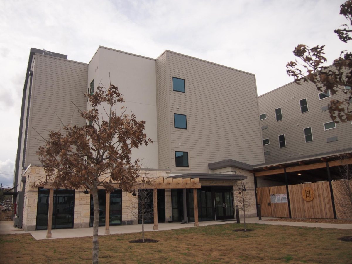 The Espero Apartment Complex for the homeless is pictured on Friday.