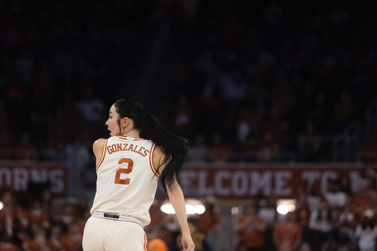 Guard+Shaylee+Gonzalez+on+March+22%2C+2024.+Texas+played+Drexel+during+the+first+round+of+the+NCAA+Women%E2%80%99s+Basketball+tournament.