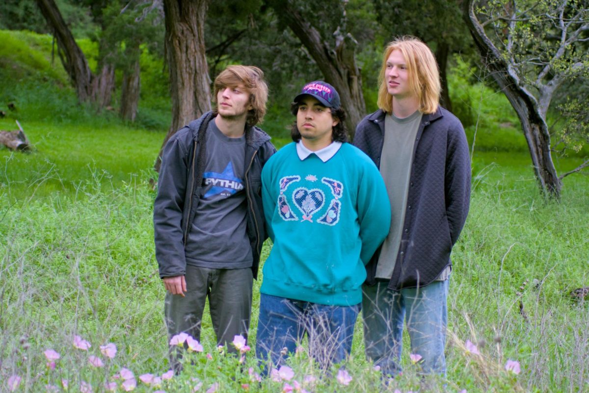 SAP band members Evan Pea Fundora (left), Jared Cox (center), Hank Barna (right) pictured. The SAP band based out of Austin is going on tour to promote their newest singles.