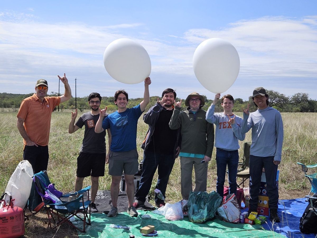 Aerospace engineering seniors reach new heights with the Texas Eclipse Ballooning Project