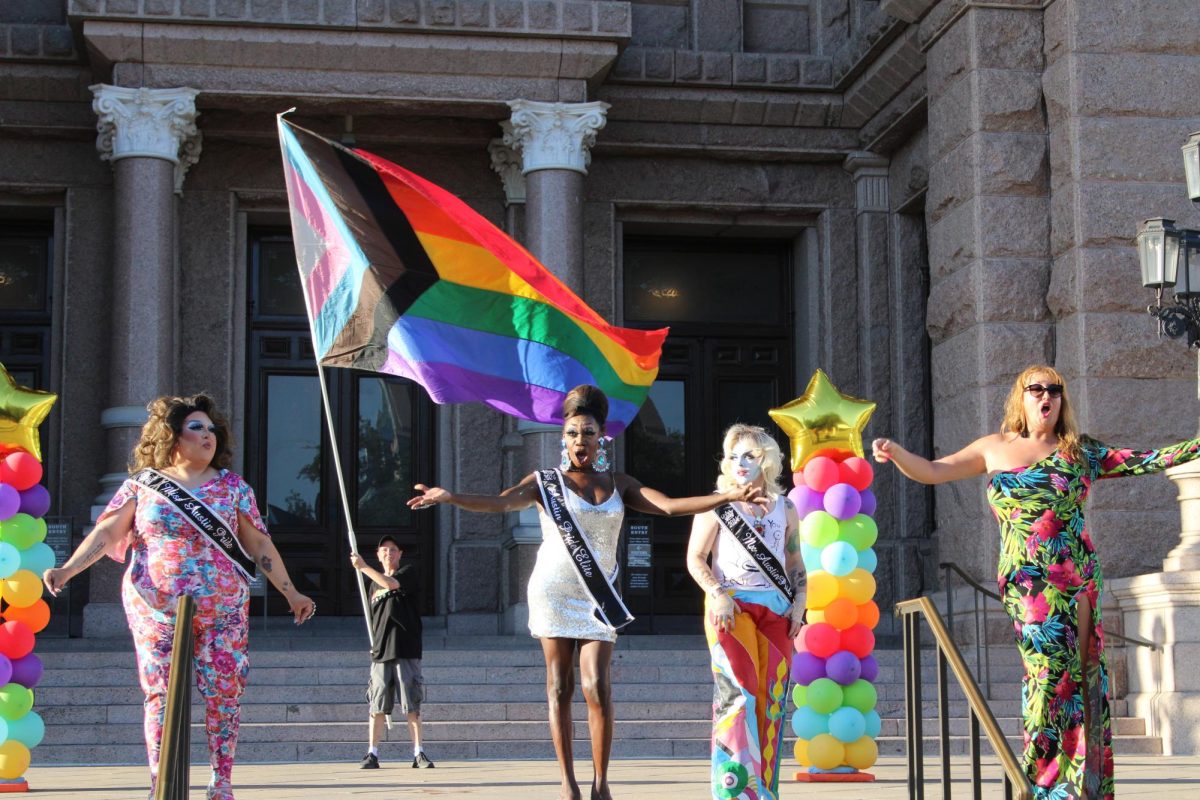Austin+Pride+commemorates+54th+anniversary+of+Stonewall+Rebellion+at+State+Capitol+steps