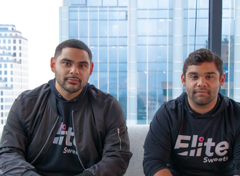 Amin Bahari, left, and Amir Bahari, right, of Elite Sweets.