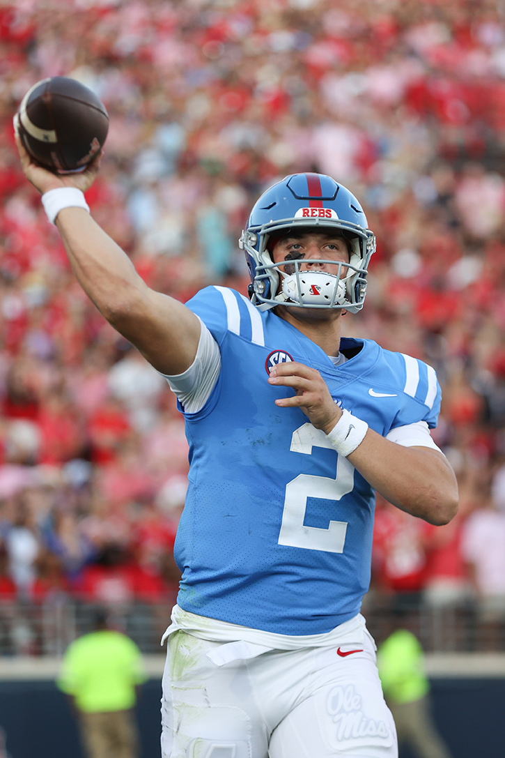 Ole Miss football vs LSU on Friday, Sept. 30, 2023, at Vaught-Hemingway Stadium in Oxford, MS.
Photo by HG Biggs/ Ole Miss Athletics
Twitter and Instagram: @OleMissPix