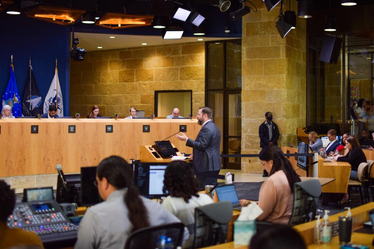 A local resident voiced his concerns during the weekly Austin City Council meeting on August 29.