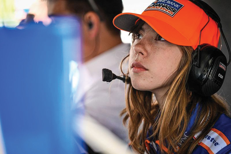 Engineering student takes on IndyCar with Chip Ganassi Racing