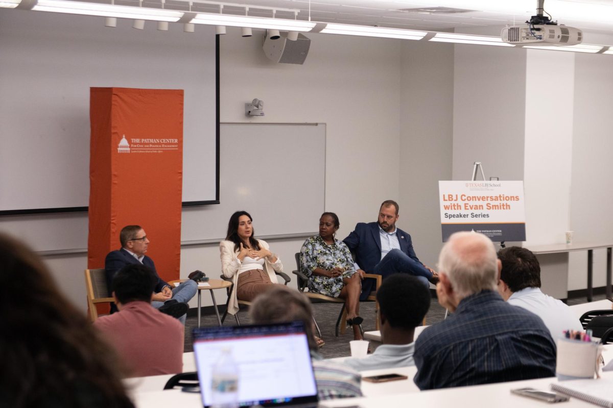 State Representative Gina Hinojosa discusses the upcoming November election in Texas. Speaker Evan Smith hosted Hinojosa as well as State Representatives Sheryl Cole and John Bucy III on Sept. 23, 2024.