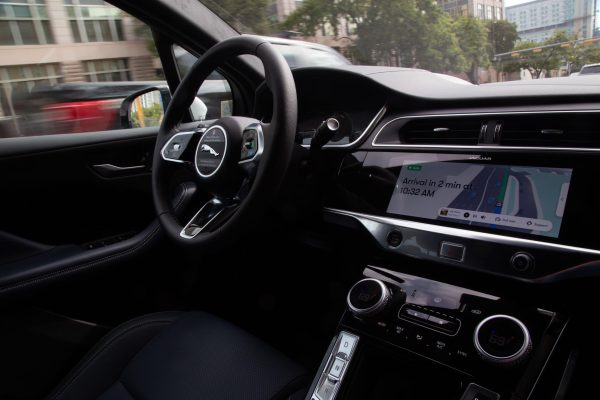 The interior of a Waymo car is pictured on Sept. 24, 2024. Waymo One, a self driving transportation service, will be available in Austin in early 2025.