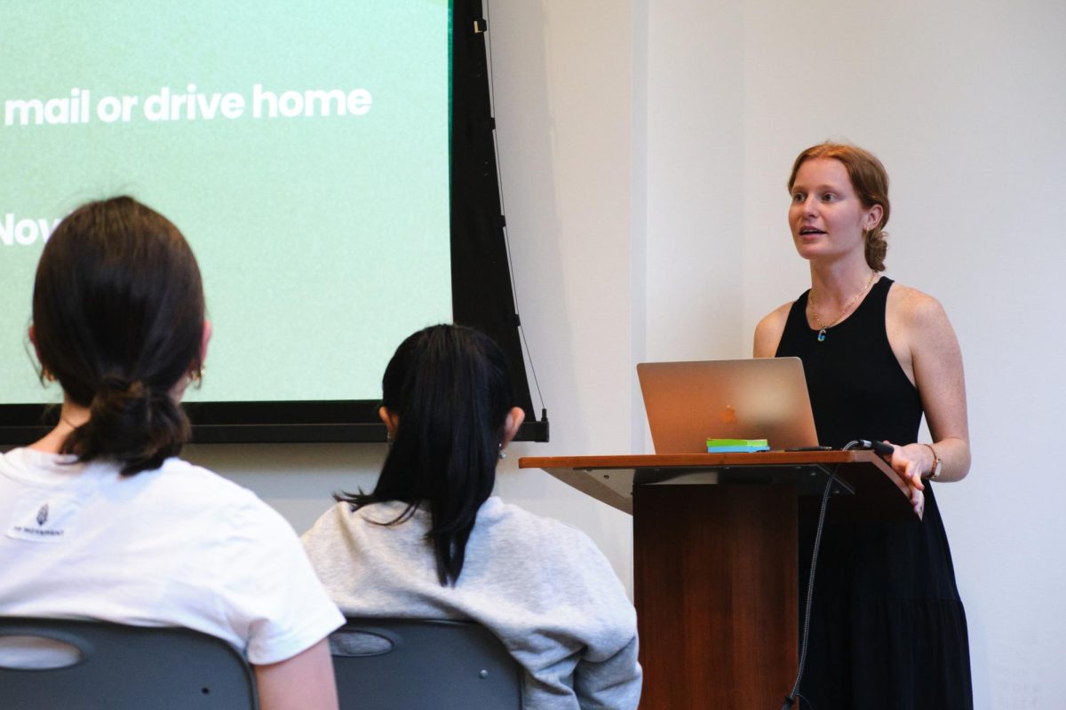 UT Student Government President Grace Kelly discussed student experiences and issues on at their first meeting Sept. 26. 2024