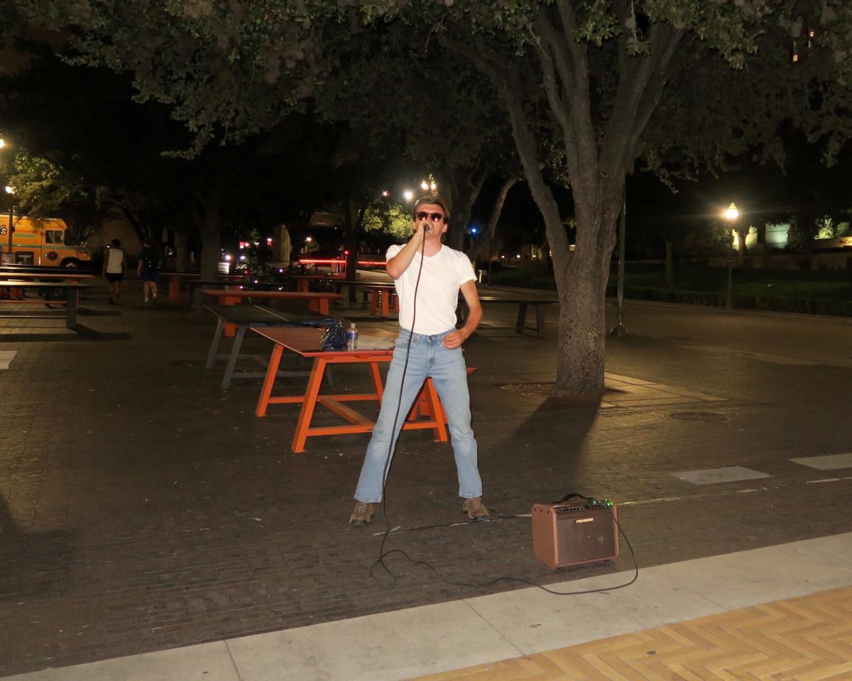 Singing, rapping duo outside of Jester hope to inspire students to stay present, follow their dreams