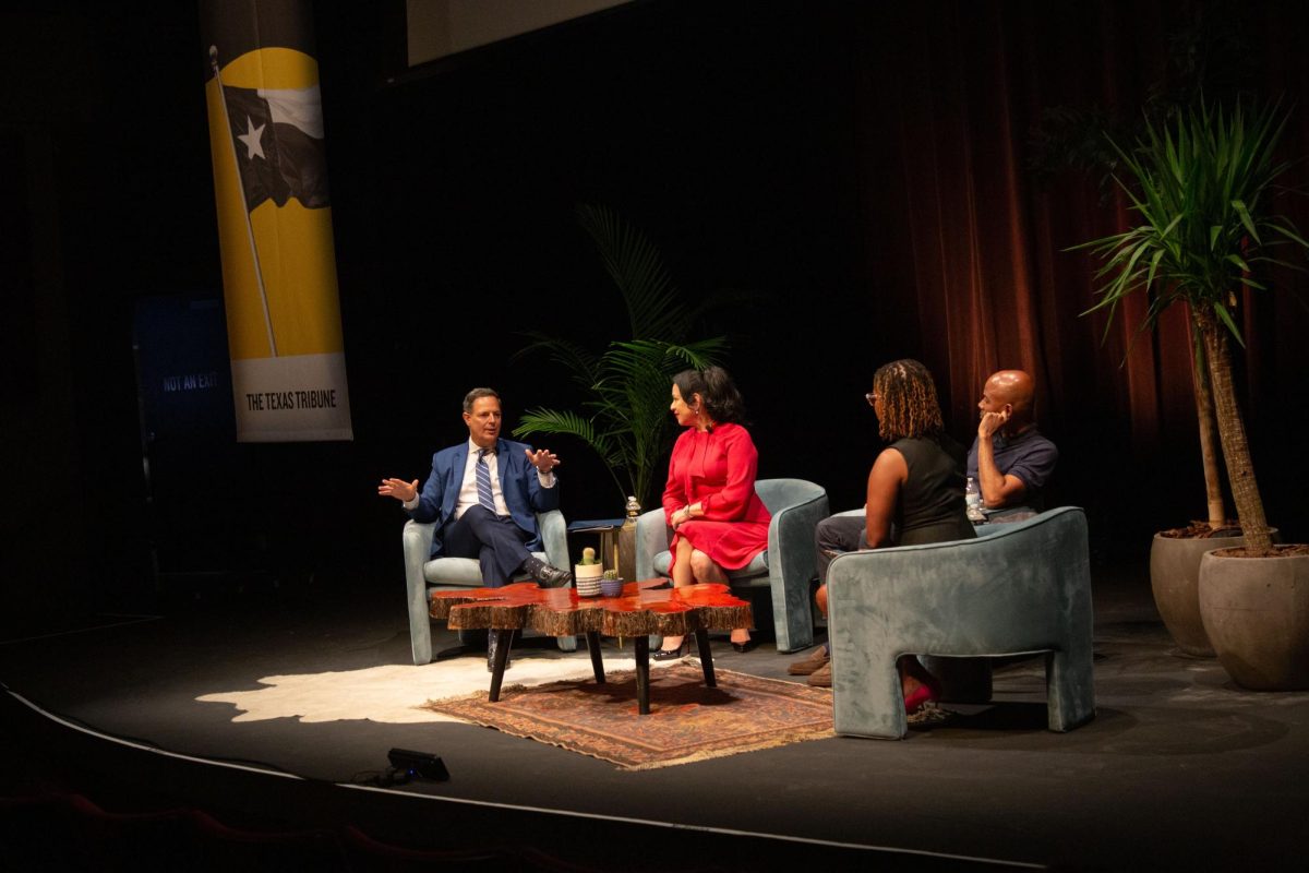 Rafael Anchía, a Democratic state representative of Dallas speaks at a Texas Tribune Festival panel called "DEI RIP" on Sept. 7, 2024. He and two other panelists discussed what the pushback against DEI means for Texas.