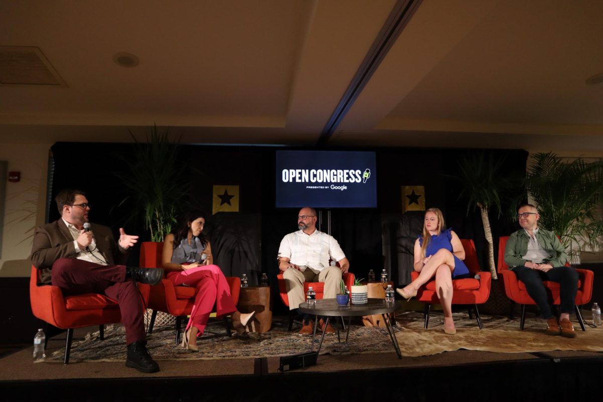 On Sept. 7, 2024, The Texas Tribune Festival housing affordability panel featured city council member Canessa Fuentes, Tribune reporter Joshua Fetcher, Texas 2036 executive VP A.J. Rodriguez, Real Estate Council of Austin VP Alina Carnahan and UT Urban Lab Director Steven Pedigo.