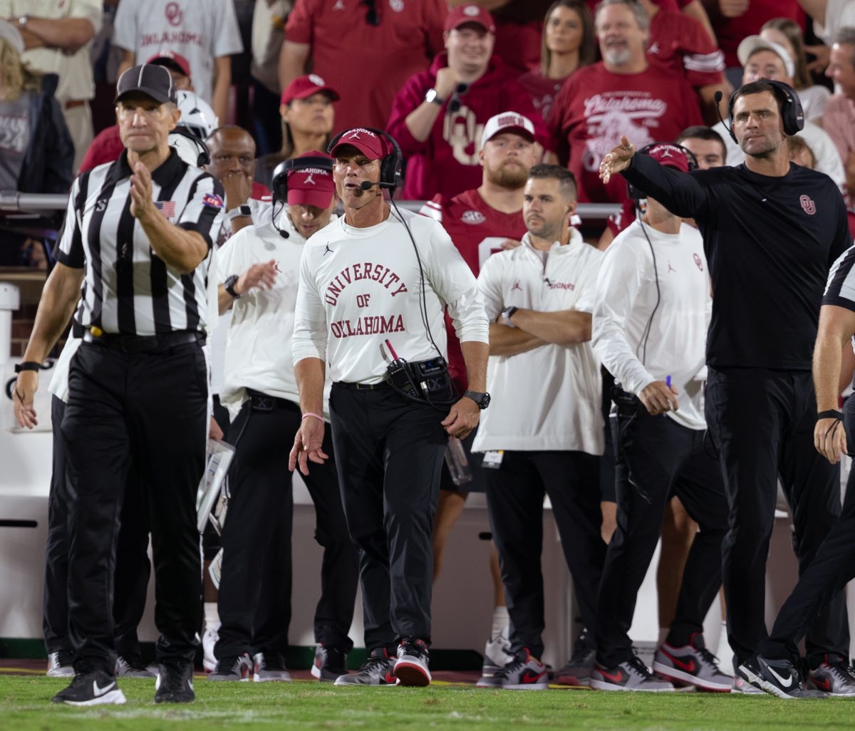 OU head football coach Brent Venables during game against Houston on Sept. 7.