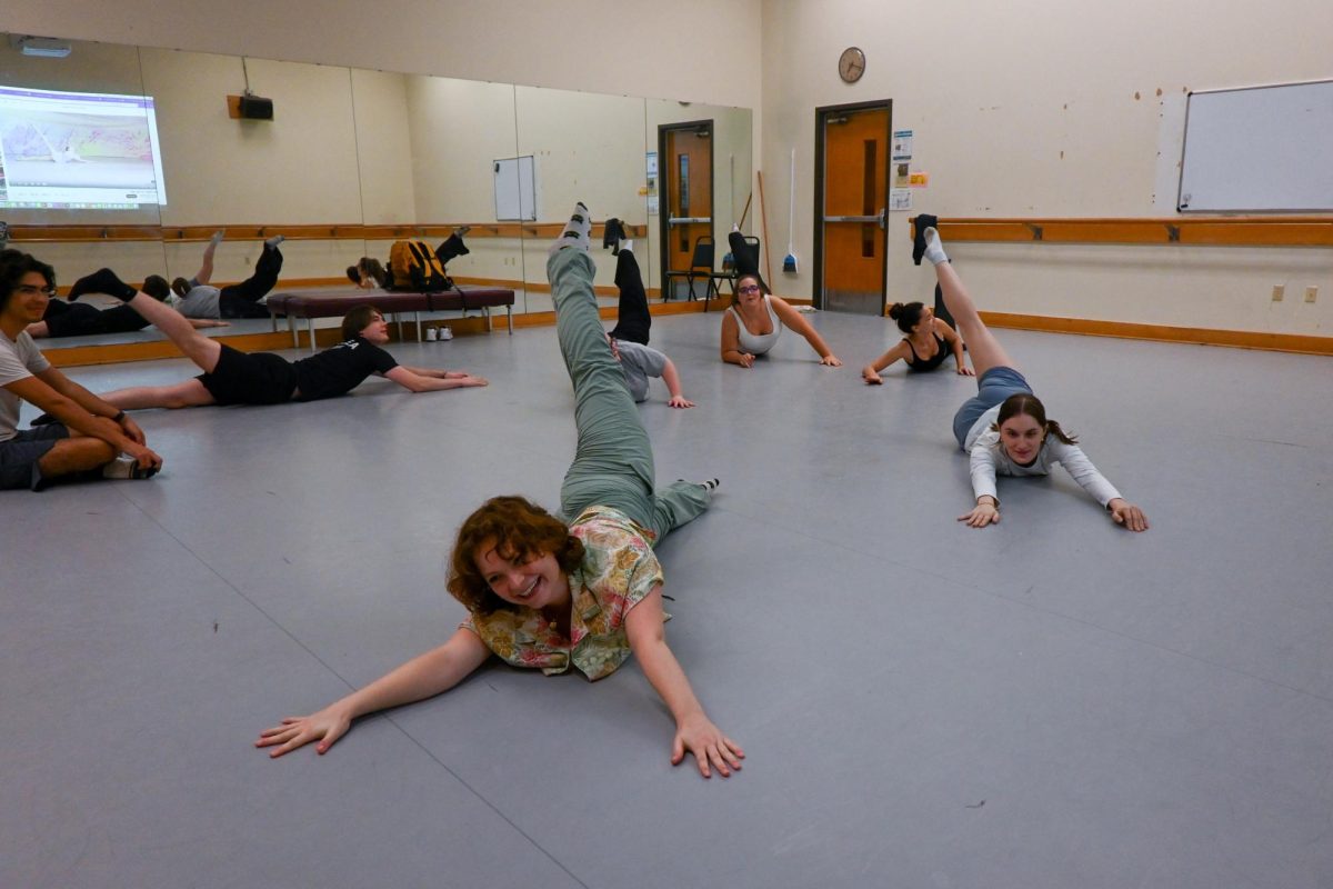 London Lack, the Founder and Artistic Director of the Cauliflower Project leading choreography of Maddie Ziegler solo "Cry" from Dance Moms on Nov. 8, 2024.