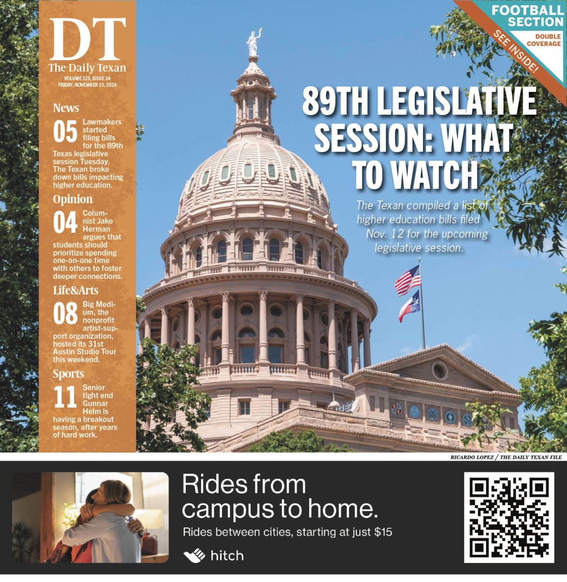 DT 11/12/2024 – The Daily Texan